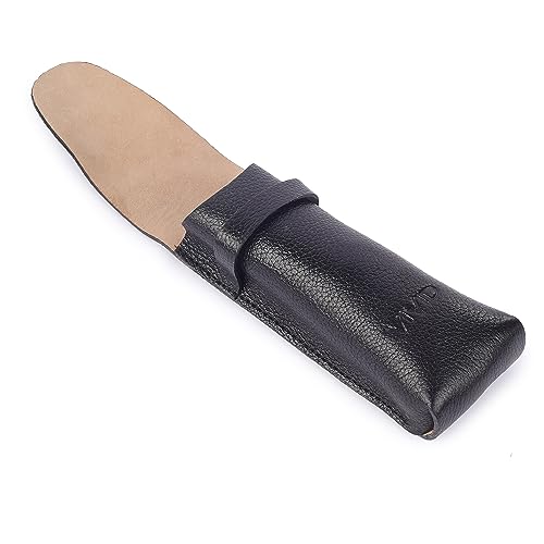 Image of Unisex Lightweight Specs Snap Button Eyewear Dabbi Leather Soft Case Cover