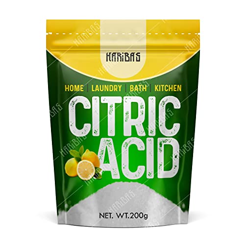 Citric Acid Powder 200gm | Multifunctional Nimbusat | Food Grade | Citric Acid For Cleaning, Bath and Kitchen