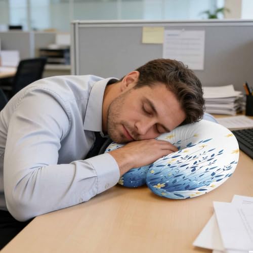 Almohada de espuma viscoelástica 29x29x10 cm ergonómica miniatura 7