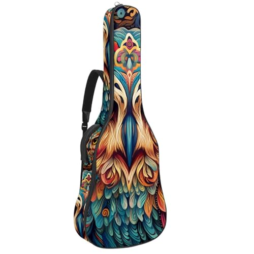 JRHEJTFZ Housse pour guitare acoustique de 1,9 cm d’épaisseur – Imperméable – Durable et élégant – Motif chouette sur fond noir, Multicolore 5., 42.9×16.9×4.7 in, Motif imprimé tendance - Les Beatles, Paul McCartney, John Lennon, RIngo Starr, George Harrison JRHEJTFZ Housse pour guitare acoustique de 1,9 cm d'épaisseur - Imperméable - Durable et élégant - Motif chouette sur fond noir, Multicolore 5., 42.9x16.9x4.7 in, Motif imprimé tendance