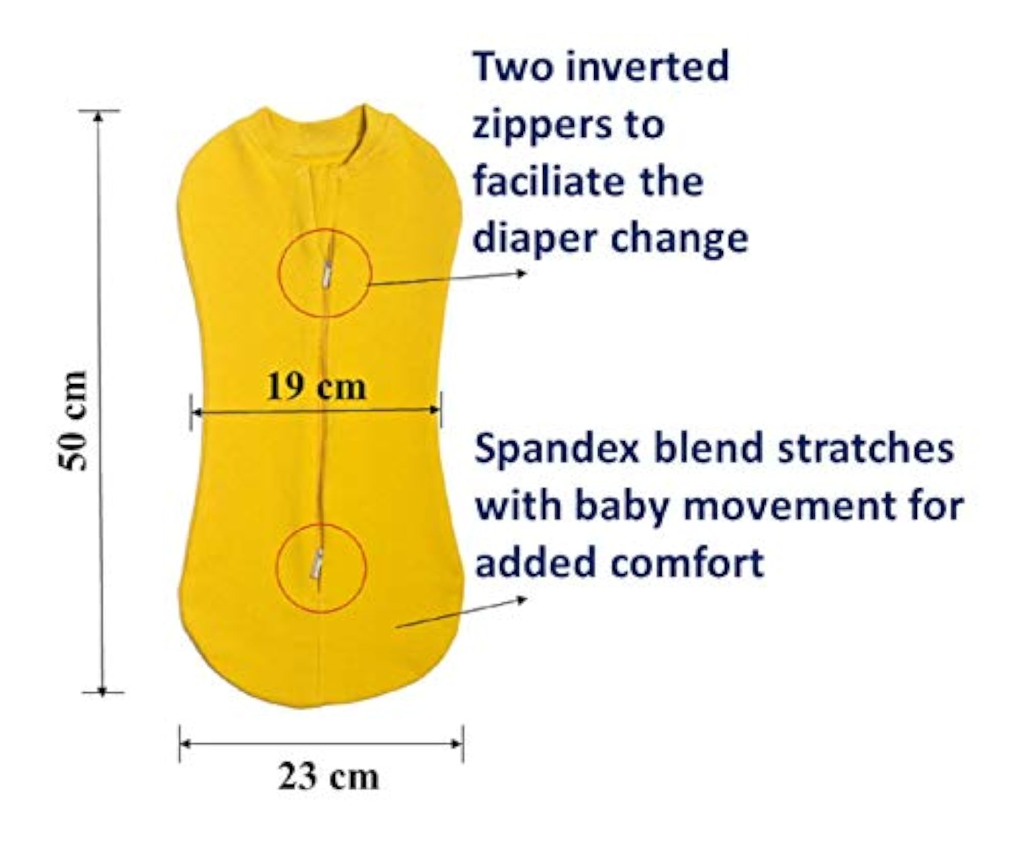 New Born Baby Zipper Swaddle Pod/Blankets/Wrap/Sleeping Sack