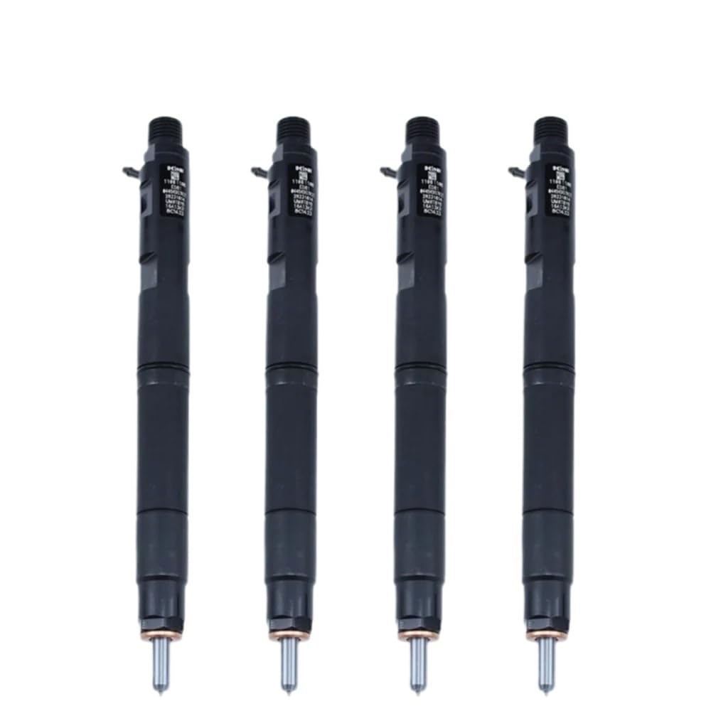Fuel Injector Nozzle Auto Parts Injectors Compatible for Great Wall Hover H5 H6 Gw4D20 2.0T Engine 4Pcs Diesel 28231014 1100100-Ed01