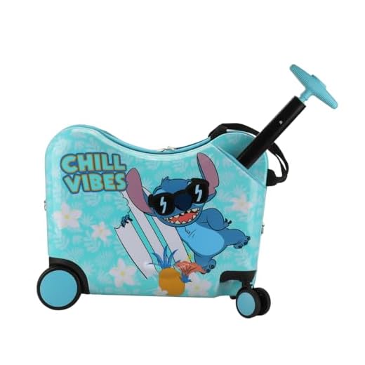 Disney Stitch Chill Vibes Ride-On Luggage