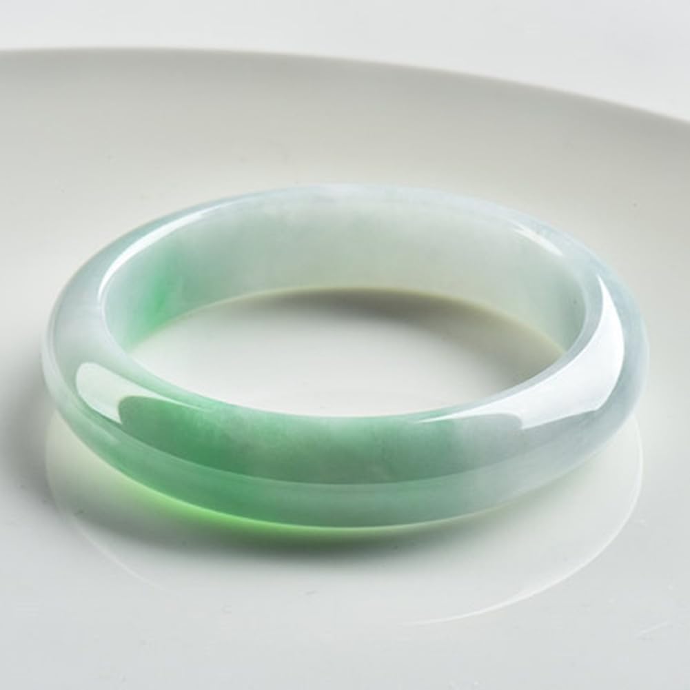 Bracciale in giadeite verde da donna, braccialetti con perline verde smeraldo di giada autentica per braccialetto con pietre preziose naturali madre moglie figlia