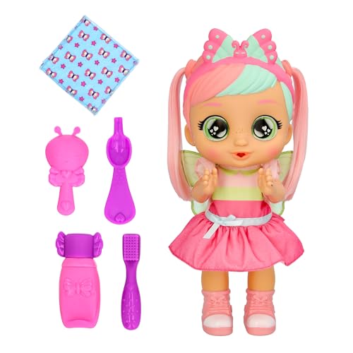 IMC Toys CRY Babies Bella Morning Routine, Interaktive Babypuppe, Erledigt 3 Morgenroutinen, Klatscht & Tanzt und ihre Augen Leuchten auf, Inklusive 6 Accessoire, Kinder ab 3 Jahren