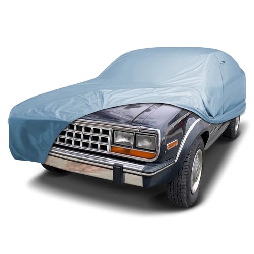 Image of iCarCover Premium Car Cover for 1981-1983 AMC Eagle Kammback Heavy Duty Waterproof All-Weather Automobiles Custom Fit Indoor Outdoor UV Snow Protection Covers with Straps and Bag