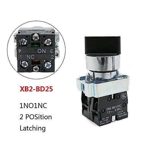Interrupteur sélecteur XB2-BD33 commuter deux circuits sur tableau pompe