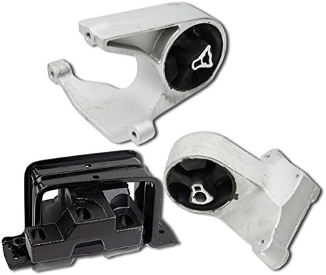 K1158 Compatible with Fits 2001-2006 Chrysler Sebring/Dodge Stratus 2.4L 2.7L Motor Mount Set 3pcs : A3034 A2841 A3049