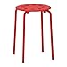 Ikea Marius Hocker in rot; stapelbar; (45cm)