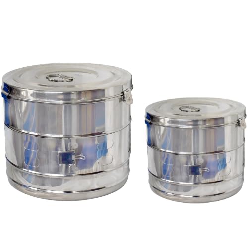 MEDIGUARD Dressing Drum Jointed 11x9 and 9x9 Heavy Duty Stainless Steel Combo Of 2 (B0C2KKR11B) Amazon Price History, Amazon Price Tracker