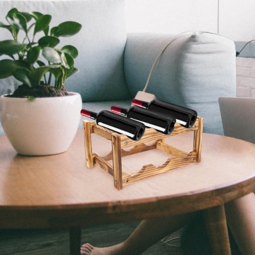 Soporte de vino forma de onda para pared miniatura 2