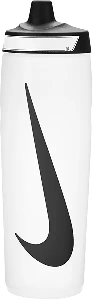 Nike Refuel Water Bottle 24 OZ (White/Transparent)