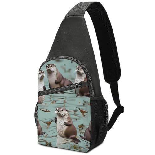 Mochila tipo Sling Casual para Senderismo y Viaje miniatura 1