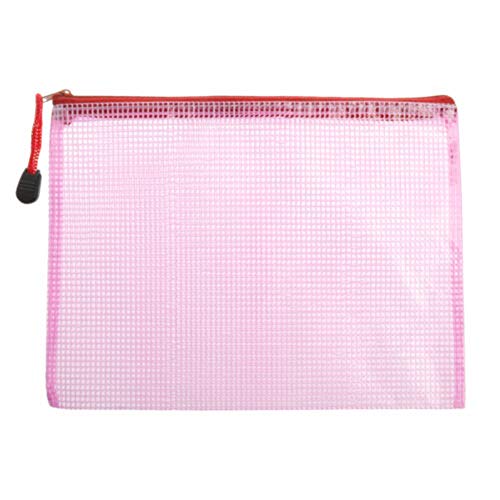 dragonaur dragonaur Universal A4 Dokument Reißverschluss Aktentasche Aufbewahrungstasche Büro Unterwassergehäuse Schulmaterial rot