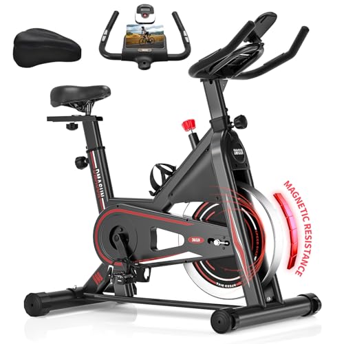 DMASUN Heimtrainer Fahrrad mit Magnetischem Widerstand, Ergometer...