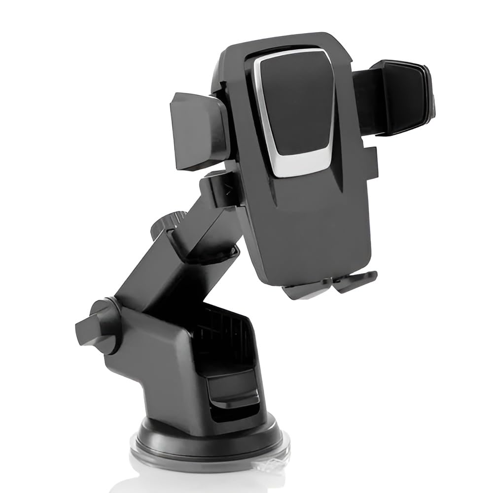 The 90s Store™ Suction Z1 Adjustable Car Mobile Phone Holder Stand for Dashboard & Windshield, 360° Rotational, Strong Suction Cup, Compatible with 4 to 7 inch Devices(Black) (B0DF8C6BWT) Amazon Price History, Amazon Price Tracker