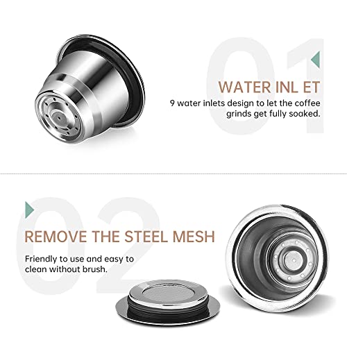 Refillable Nespresso Coffee Capsule Stainless Steel Refill Capsule - Image 4