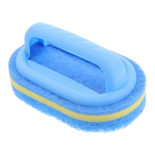 BUTIFULSIC Handheld Sponge Brush Cleaning Sponge Brush for Kitchen Bathroom Tile Scrub Sponge Set