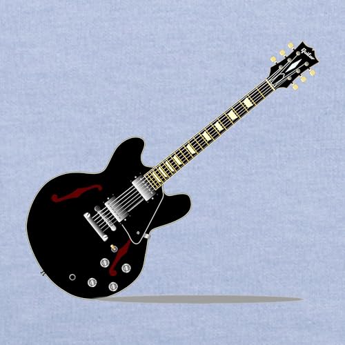 CafePress Black Semi Solid Guitar T Shirt Cute Toddler Graphic Tee, 100% Cotton3