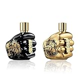 Dos fragancias. Una como representación de la valentía y fuerza del hombre moderno y urbano y otra con un acorde de Manzana, manifiesta una nueva e imparable masculinidad sensual y profundamente apasionada que afronta la vida con intensidad.
