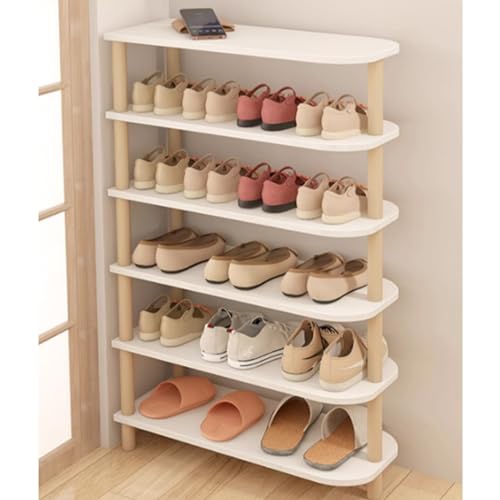 Meuble de rangement à chaussures en bois pour entrée compacte et élégante