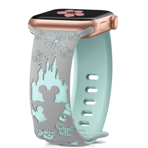 Ya en manzanajugosa.com: CeiBand Silicona Correa Compatible con Apple Watch Series 11 42mm 41mm 40mm 38mm, Mujer Pulsera de Reloj, Silicona Banda Mujer Correas para iWatch Series 11 10 9 8 7 6-1 SE3 - Gris Verde