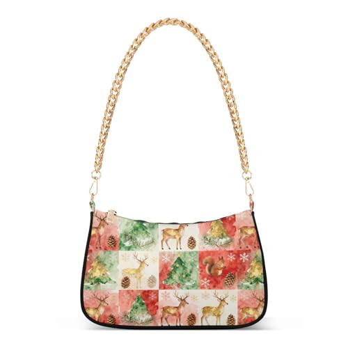 Petit sac à main GuoChe de Noël aquarelle, le cadeau d'anniversaire idéal pour femme