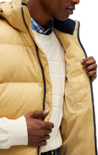 Tommy Jeans Herren Essential Daunenweste mit Kapuze, Beige (Sandy Beige), S – Ansicht 6