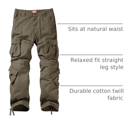 image for Match Men's Wild Cargo Pants(Light Khaki,32)