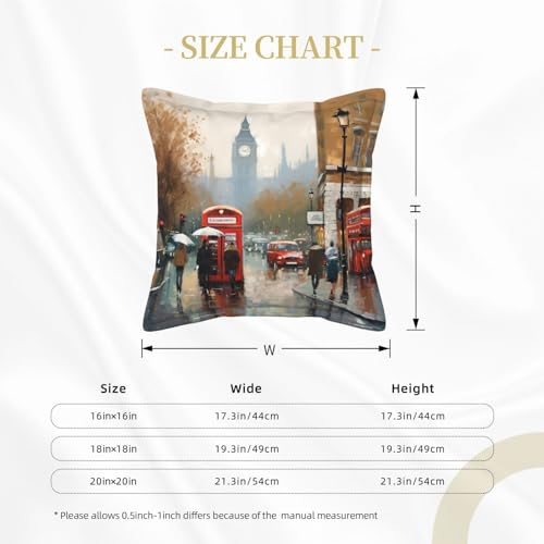 Housses de coussin en similicuir Londres 45x45 cm pour déco canapé rustique