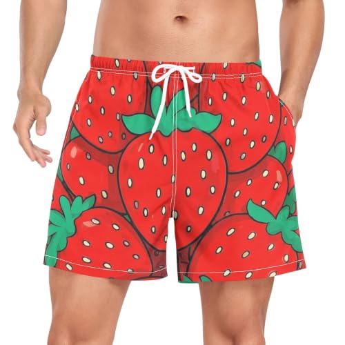 Traje de baño de secado rápido para hombre bañador corto de frutas