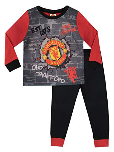 Manchester United - Ensemble De Pyjamas - Football Club - Garçon - Multicolore - 3-4 Ans