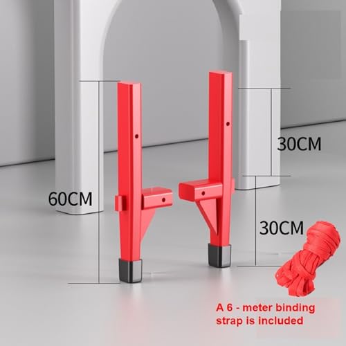 acclookss Stilts for Premium Leg - Strap Stilts Smooth Painted Pine Wood Rubber - Coated for Free Hands 5+ 200 - Pound Load Perfect for Sports & Cosplay Events