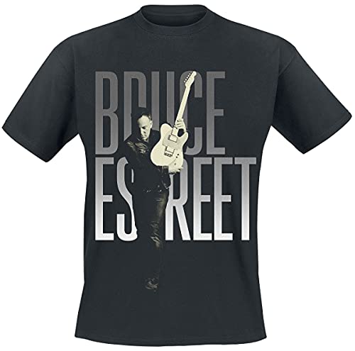 Bruce Springsteen Estreet Camiseta Negro M
