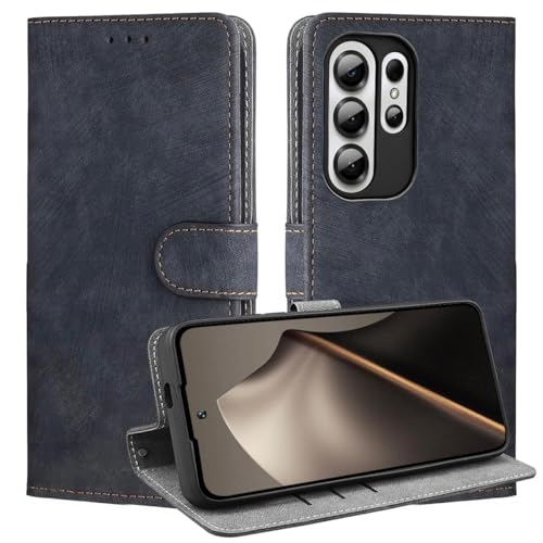 BEEJTUNY Leder Handyhülle für Doogee Note 56X/Doogee Note 56X Pro, Hülle Geldbörse mit RFID Schutz, Magnetische Passform Schutzhülle, Integrierte TPU Cover Hülle.Schwarz