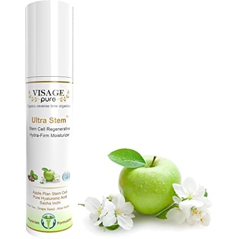 Visage Pure - Ultra Stem Regenerative Moisturizer - Organic - Physician Formulated - Research Supported -Natural Extra Strength Stem Cell Moisturizer. Prevents Superficial Wrinkles and Deep Skin Aging Cover