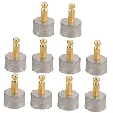 ABOOFAN 10個電動ペット爪グラインダーヘッド 大型犬対応 電動爪トリマー交換用 白刚玉研磨 ホイール型 ネイル研磨器