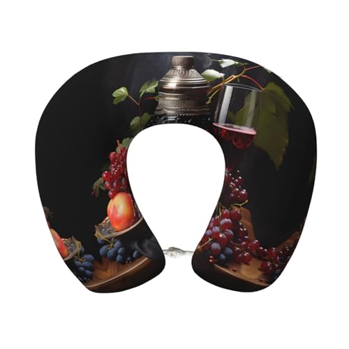 Almohada de espuma viscoelástica para viaje cuello en U miniatura 1