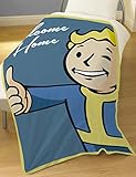 100% Polyester Fallout Fleecedecke, Polyester, Mehrfarbig, 100 x 150 cm