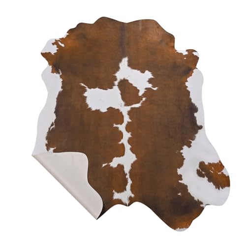Tapete decorativo estilo piel de vaca 121x89 cm faux miniatura 7