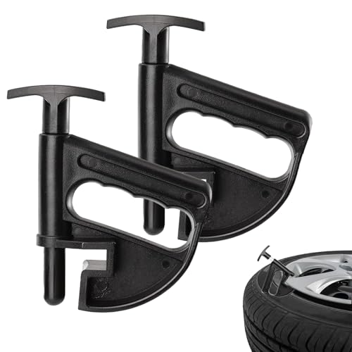 Image of 2 Pcs Tire Changer Universal Rim Pry Clamp,Durable Nylon Tire Bead Clamp | Manual Tire Bead Breaker,Hand Auto Drop Center Tool Compatible for Coats Tire Changers