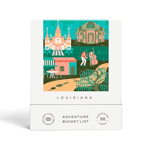 Louisiana Adventure Bucket List: 50 Scratch-Off Cards for...