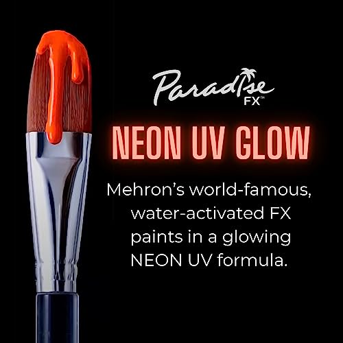 Image of Mehron Makeup Paradise Makeup AQ Refill (.25 oz) (Super Nova - Neon Orange /Orange UV)