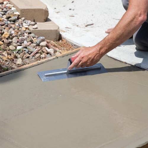 Image of MARSHALLTOWN QLT Concrete Finishing Trowel, 12 x 4 Inch, Stainless Steel