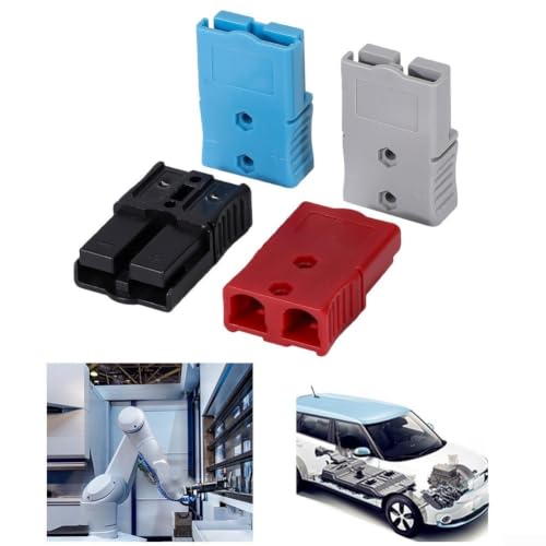 Conector de alta corriente 75A 2 pines gris y negro para nueva energía de PC ignífugo 7