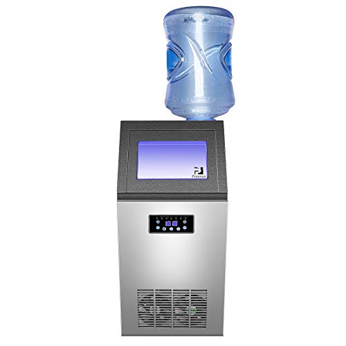 CO-Z Kommerzielle Eismaschine Kommerzielle Eiswürfelbereiter Edelstahl Eiswürfelbereiter Ice Cube Maker (36 Stück) – Bild 6
