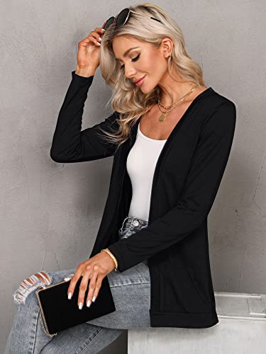 Women Cardigan Tops Long Sleeve Open Front Back Cutout Shirts Sexy Gothic Cardigan2