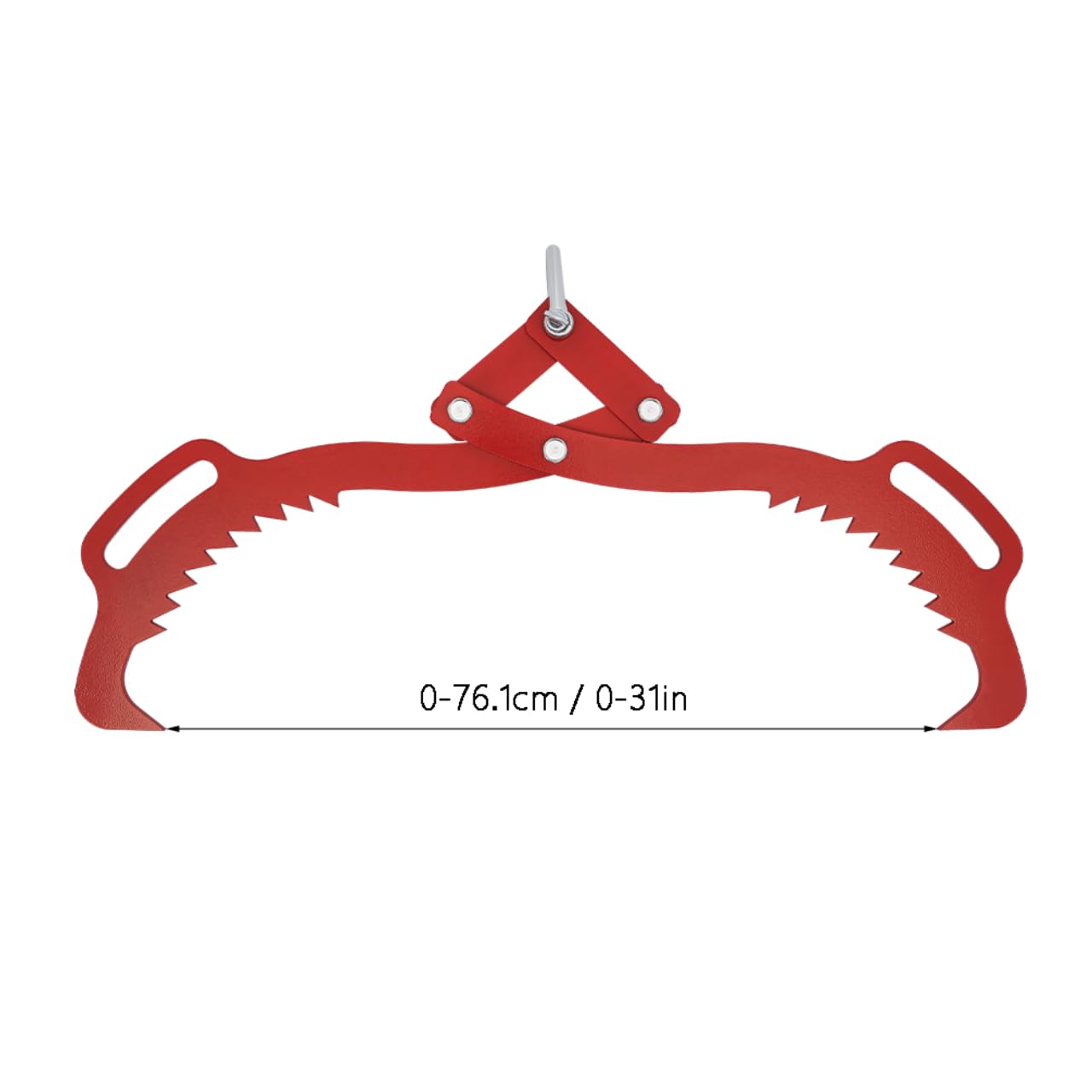 Pinza Per Tronchi da Forestale Legna e Fino a 720 mm 1000 kg di Forza di trazione 2 Artigli Pinze Sollevamento Sollevamento Migliorate Trattore Manipolazione Sicura e