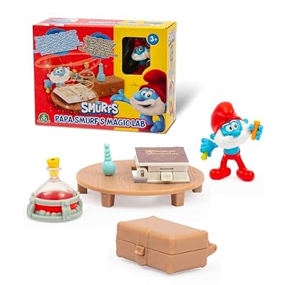 Pitufos - Playset del laboratorio de Papa Pitufo, Laboratorio de la Aldea de Pitufos con figurita del Papa Pitufo de 5 cm, Incluye todos los accesorios del laboratorio, Niños 3 años, Famosa (PUF18200) | Ya disponible en tu tienda friki favorita! En mundofriki.es! Pitufos - Playset del laboratorio de Papa Pitufo, Laboratorio de la Aldea de Pitufos con figurita del Papa Pitufo de 5 cm, Incluye todos los accesorios del laboratorio, Niños 3 años, Famosa (PUF18200) | Ya disponible en tu tienda friki favorita! En mundofriki.es!