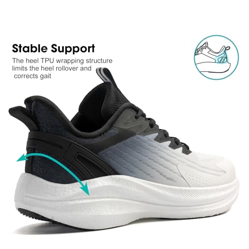 Men's Lightweight Running Shoes - Breathable Athletic Sneakers for Workout, Gym & Daily Walking, Comfortable Cushioned Midsole with Non-Slip Design3